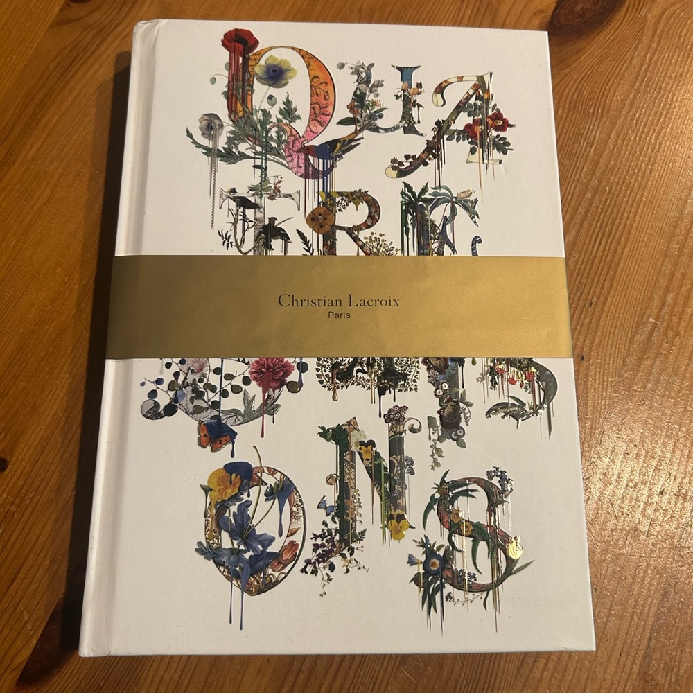 Christian Lacroix Les Saisons White and Gold Journal